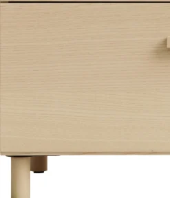Commode basse en bois mdf frêne 123x53,1x41cm Relief - String furniture
