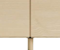 Commode basse en bois mdf frêne 123x53,1x41cm Relief - String furniture