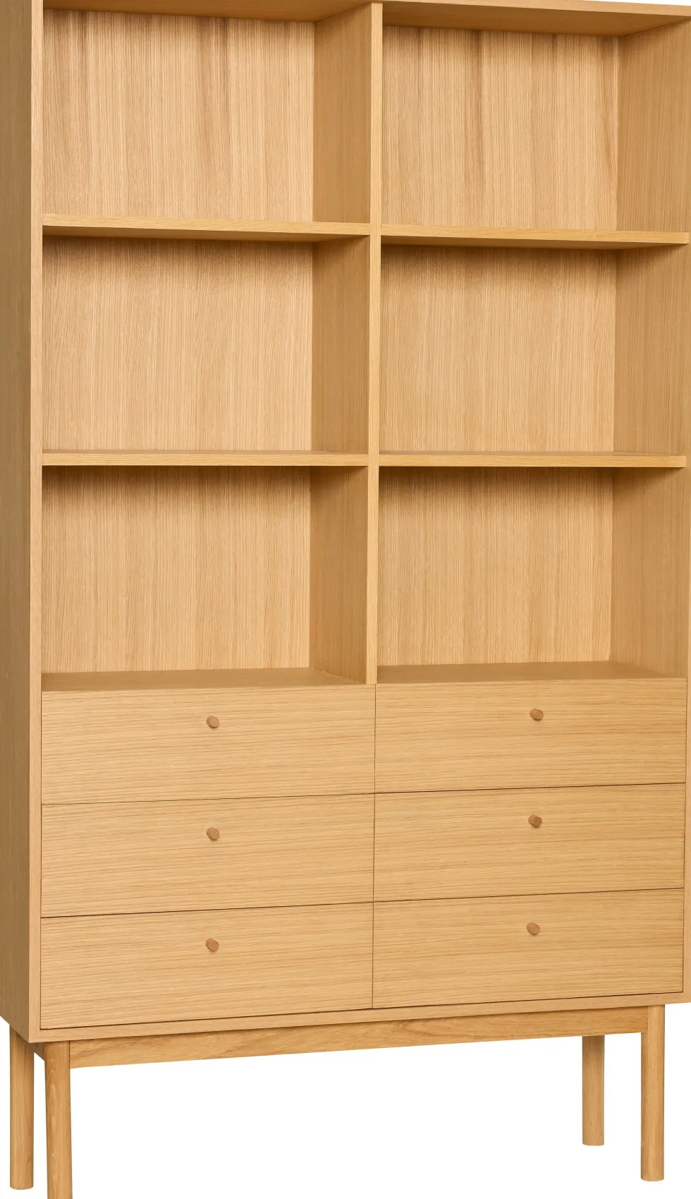 Commode en bois de chêne 110x35xh190cm Read - Hübsch