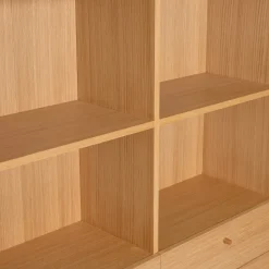 Commode en bois de chêne 110x35xh190cm Read - Hübsch