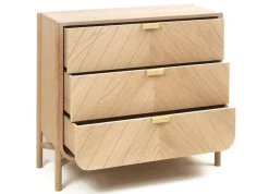 Commode en chêne naturel 100 x 40 x 90 cm Marius - Hartô