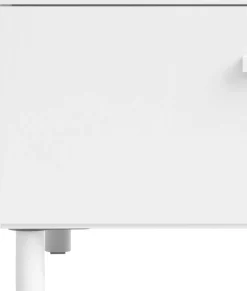 Commode large en bois mdf blanc 82x98,7x41cm Relief - String furniture