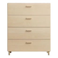Commode large en bois mdf frêne 82x98,7x41cm Relief - String furniture