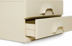 Commode 2 tiroirs crème - HKLIVING