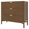Commode à tiroirs en chêne teinté 100 x 40 x 90 cm Marius - Hartô