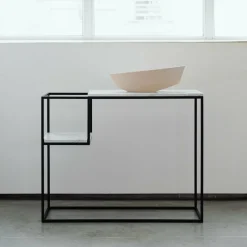 Console avec plateau en marbre blanc M Hop Maxi - Un’common