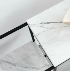 Console avec plateau en marbre blanc M Hop Maxi - Un’common