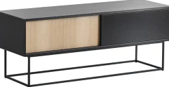Console basse Virka bas Noir - Woud