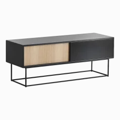 Console basse Virka bas Noir - Woud