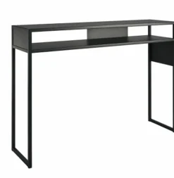 Console 120 cm en métal noir Arlequin - Resistub
