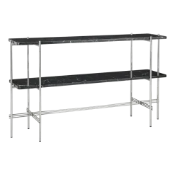 Console en acier et marbre noir 120cm TS - Gubi