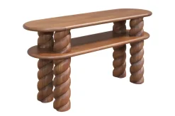 Console en bois d'acajou 164x49x77,5cm Nami - Versmissen