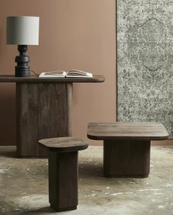 Console en bois de manguier marron 120 x 80 cm Toke - Nordal