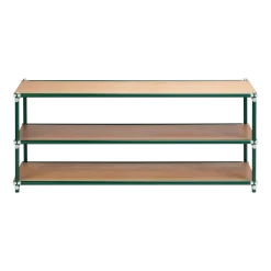 Console en bois et acier vert 130x50x53cm - Custom Form