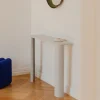 Console en bois mdf et acier noir vulcano 100x77,5cm Fli - noo.ma