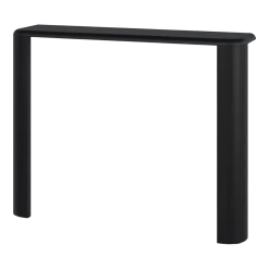 Console en bois mdf et acier noir vulcano 100x77,5cm Fli - noo.ma
