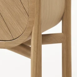 Console en chêne naturel 100 x 36,5 x 90 cm Marius - Hartô