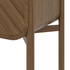 Console en chêne teinté 100 x 36,5 x 90 cm Marius - Hartô