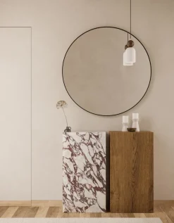 Console en marbre blanc calacatta viola Camo - Un’common