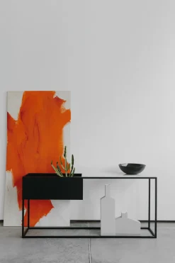 Console en marbre blanc L Box Maxi - Un’common