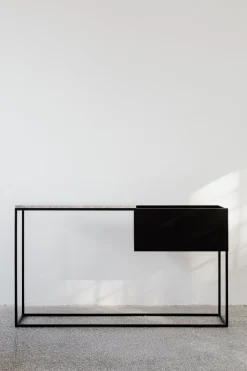 Console en marbre gris L Box Maxi - Un’common