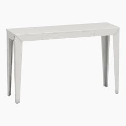 Console à tiroir blanc finition mate 120 cm Zef - Matière Grise