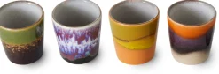 4 coquetiers en céramique îlot Vaisselle 70's - HKliving