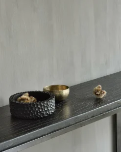3 Corbeilles en acajou noir Chopped - Ethnicraft Accessories