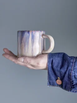 Coupe Amalia Grès bleu - Bloomingville
