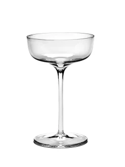 Coupe de champagne en verre transparent 15cl 10,5x16,6cm Passe-partout - Serax