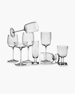 Coupe de champagne en verre transparent 15cl 10,5x16,6cm Passe-partout - Serax