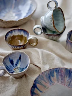 Coupe Imogen Grès Bleu - Bloomingville