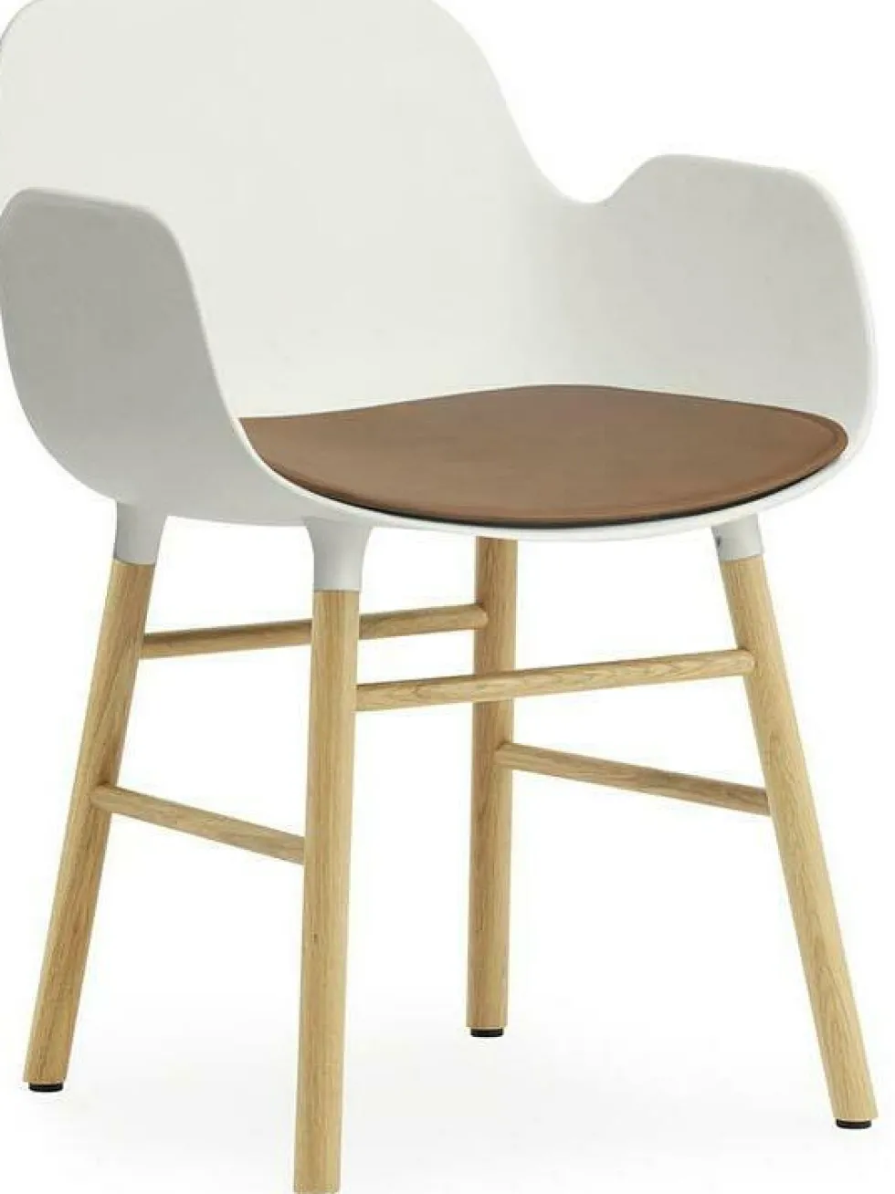 Coussin d'assise en cuir brandy sorensen ultra 53 x 39 cm Form - Normann Copenhagen