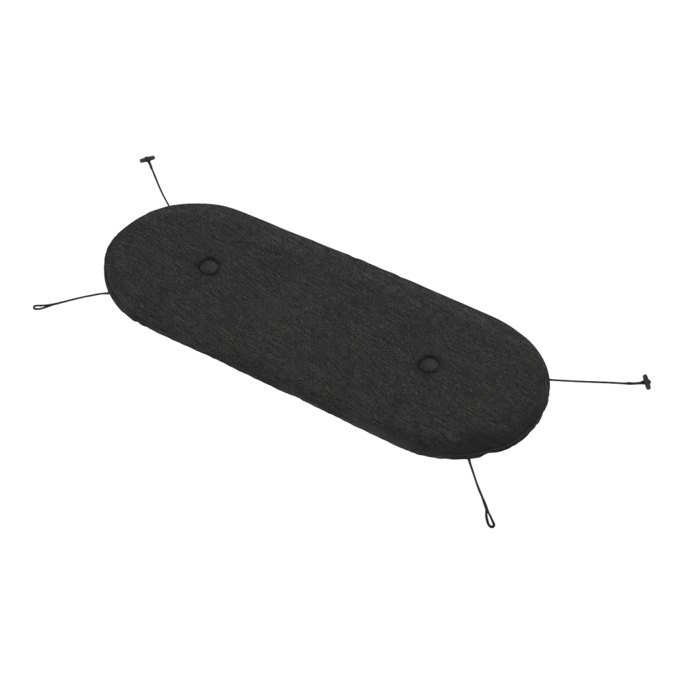 Coussin d’assise gris orage pour banc Toni Bankski - Fatboy