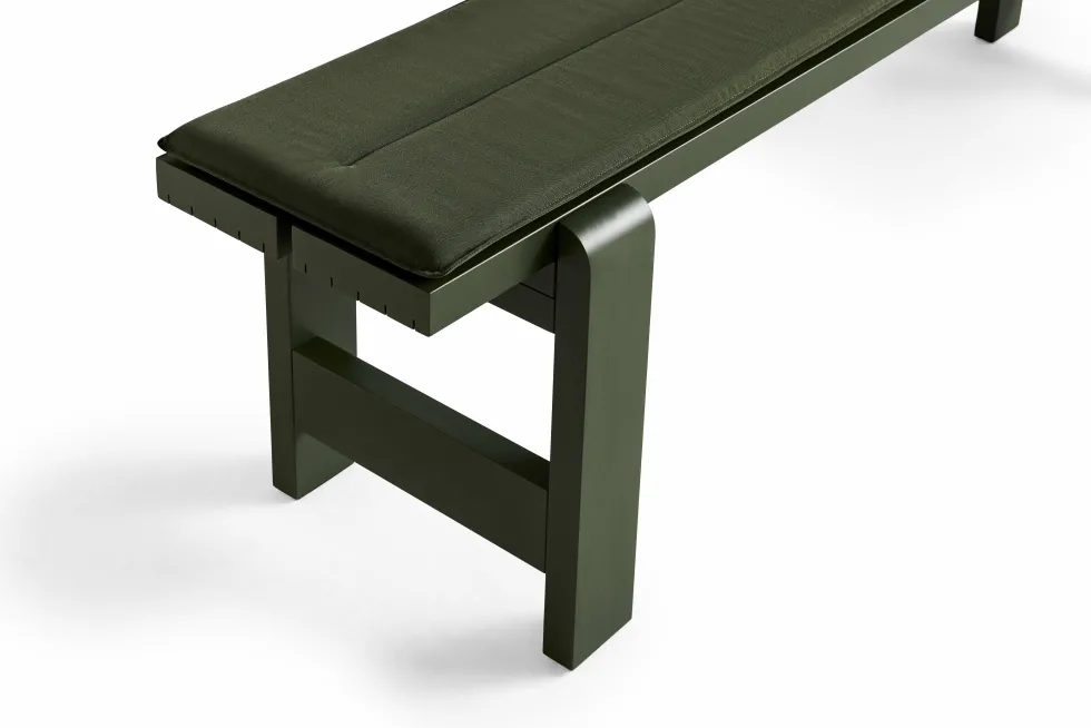 Coussin d'assise olive 140 cm pour le banc Weekday - Hay