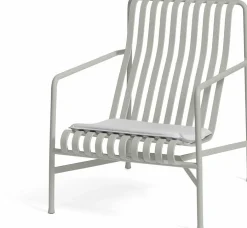 Coussin de lounge chair high & low gris Palissade - HAY