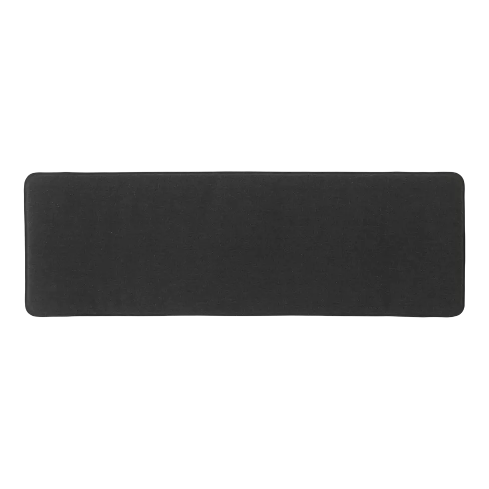 Coussin de siège en tissu noir Thorvald SC112 - &tradition