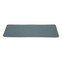 Coussin de siège pour banc en polyester dusty blue bouclé 95,5x32cm Curva - AYTM