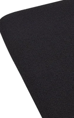 Coussin de siège pour tabouret anthracite bouclé 27,5x32x2,5cm Curva - AYTM