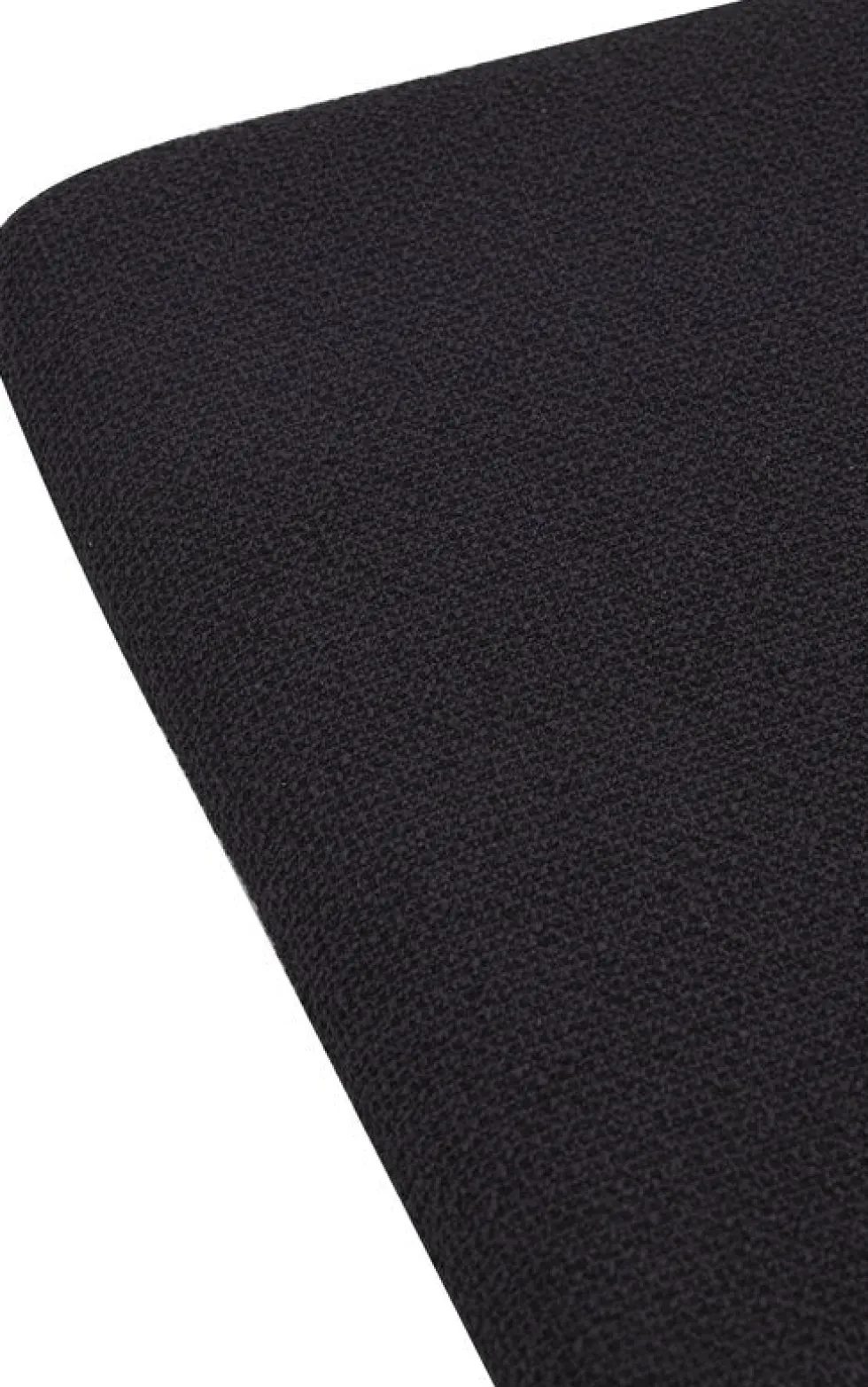 Coussin de siège pour tabouret anthracite bouclé 27,5x32x2,5cm Curva - AYTM