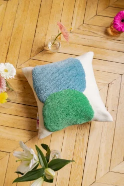 Coussin en laine 45x45cm The Vase - Colortherapis