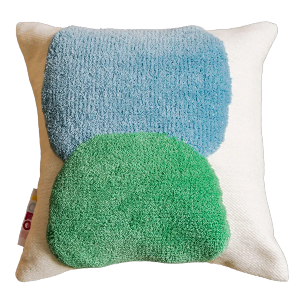 Coussin en laine 45x45cm The Vase - Colortherapis