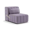 Coussin en tissu dama lilas 60x30cm Curt - Ambivalenz