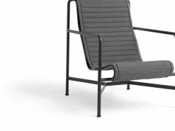 Coussin lounge chair high matelassé rouge Palissade - HAY