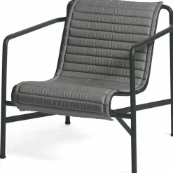 Coussin lounge chair low matelassé rouge Palissade - HAY