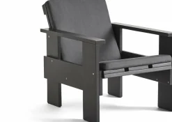 Coussin pliable anthracite pour la chaise longue Crate - Hay