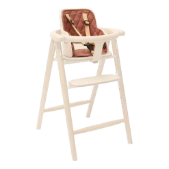 Coussin pour chaise haute en coton bois de rose 28 x 25 cm Tobo - Charlie Crane