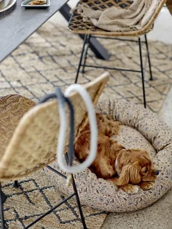 Coussin pour chien rond en coton marron 60cm Vittoria - Bloomingville