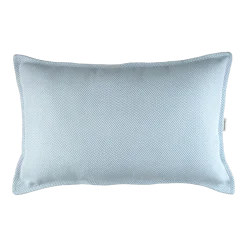Coussin rectangulaire en oléfine azure 55x33cm - Wigiwama