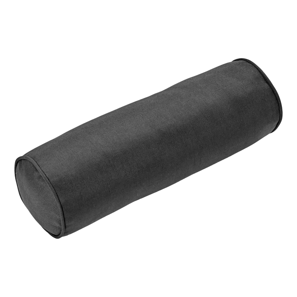 Coussin rouleau de jardin en polyester noir 58 cm Fontainebleau - Serax